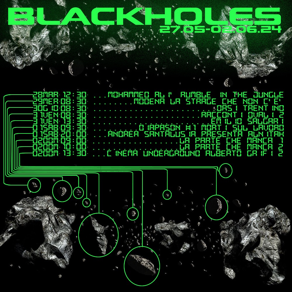 Black Holes dal 27 maggio al 2 giugno 2024