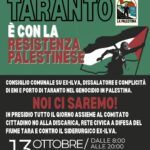 TARANTO È CON LA RESISTENZA PALESTINESE!