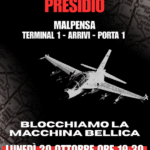 BLOCCHIAMO LA MACCHINA BELLICA A MALPENSA