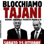 Blocchiamo Tajani! Manifestazione a Torino, Sabato 25 ottobre ore 10